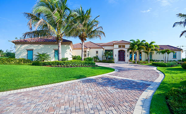 Residential Paver Driveway in Kemp, TX